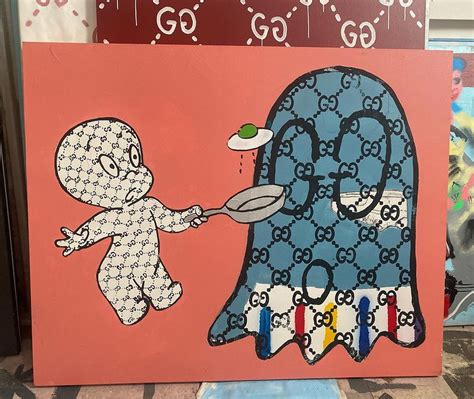 gucci ghost pattern painting|guccighost archive.